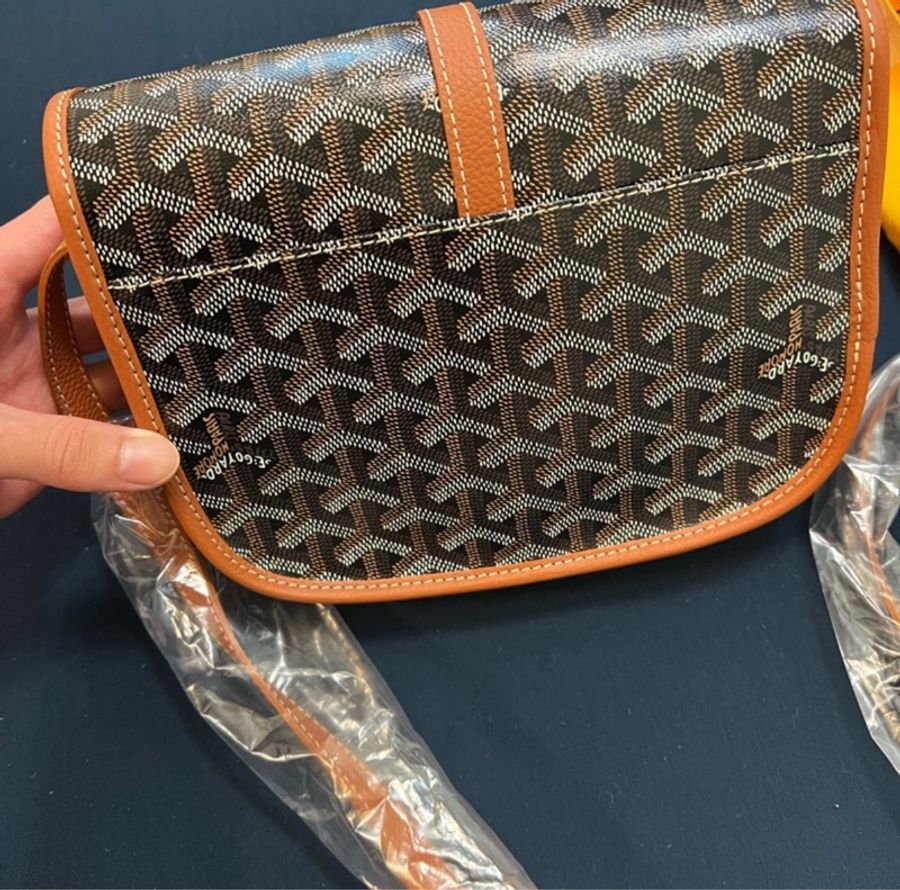 Goyard 相機包 黑棕 PM-2