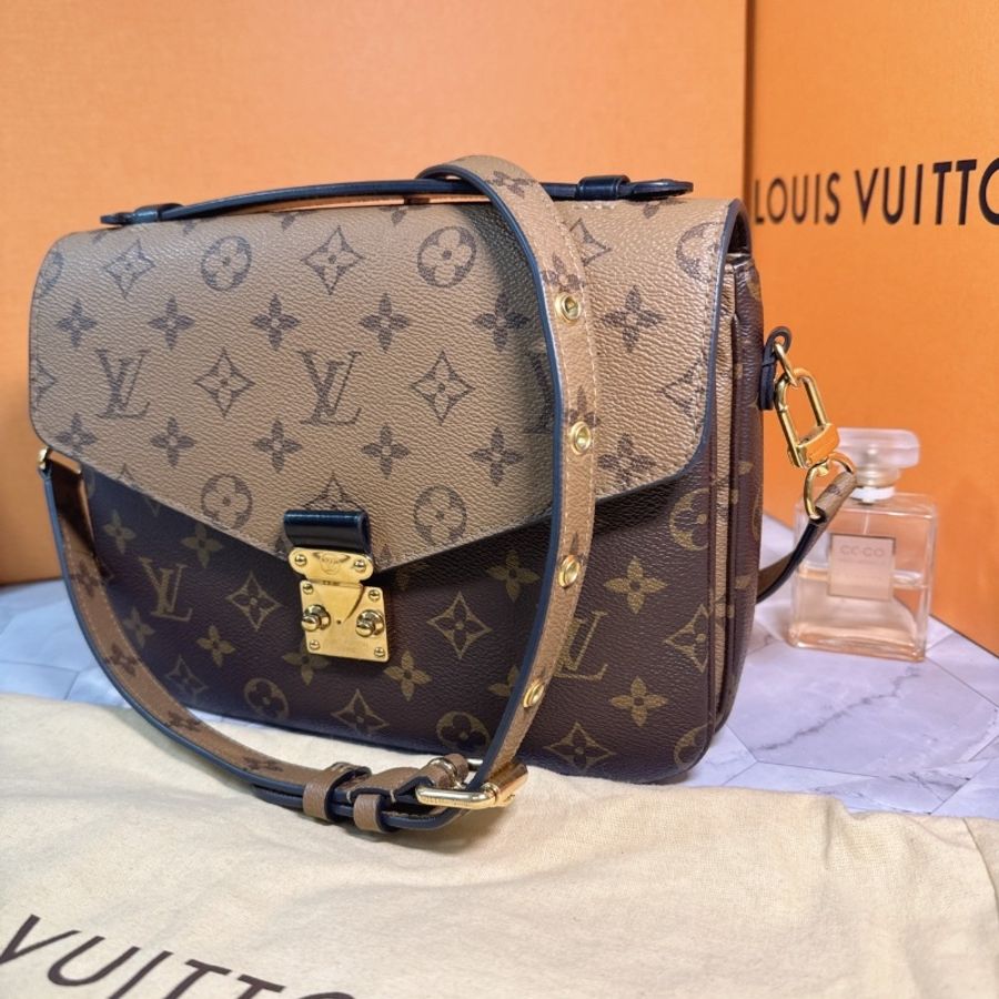 🔥🔥LV 經典雙色老花郵差包 M44876-5