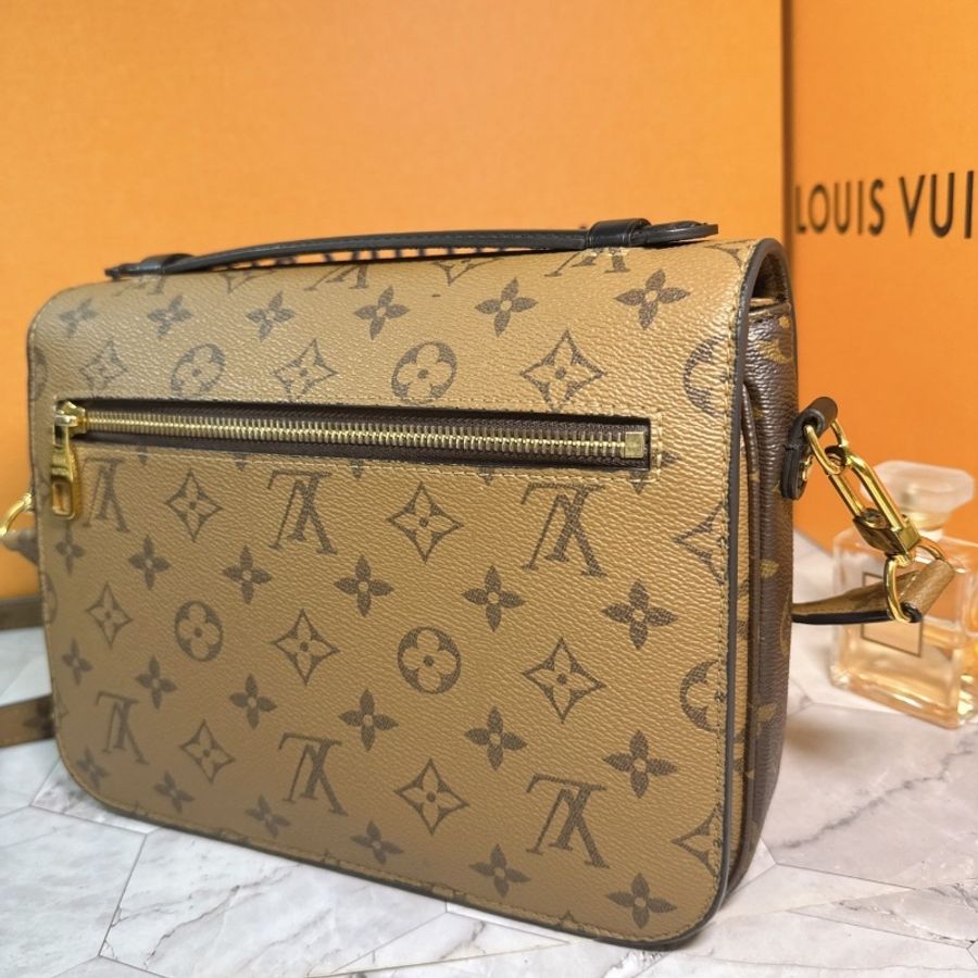 🔥🔥LV 經典雙色老花郵差包 M44876-13