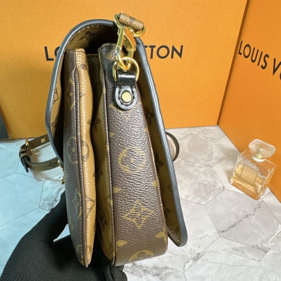 🔥🔥LV 經典雙色老花郵差包 M44876-15