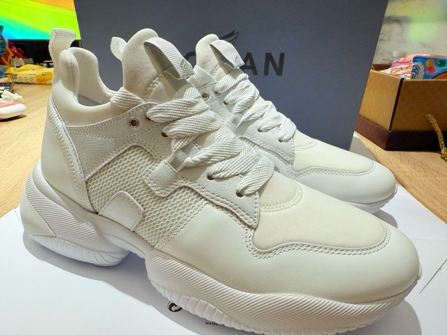 全新未穿 白色HOGAN INTERACTION HXW5250CH20NLCB001 尺寸40 厚底增高-1