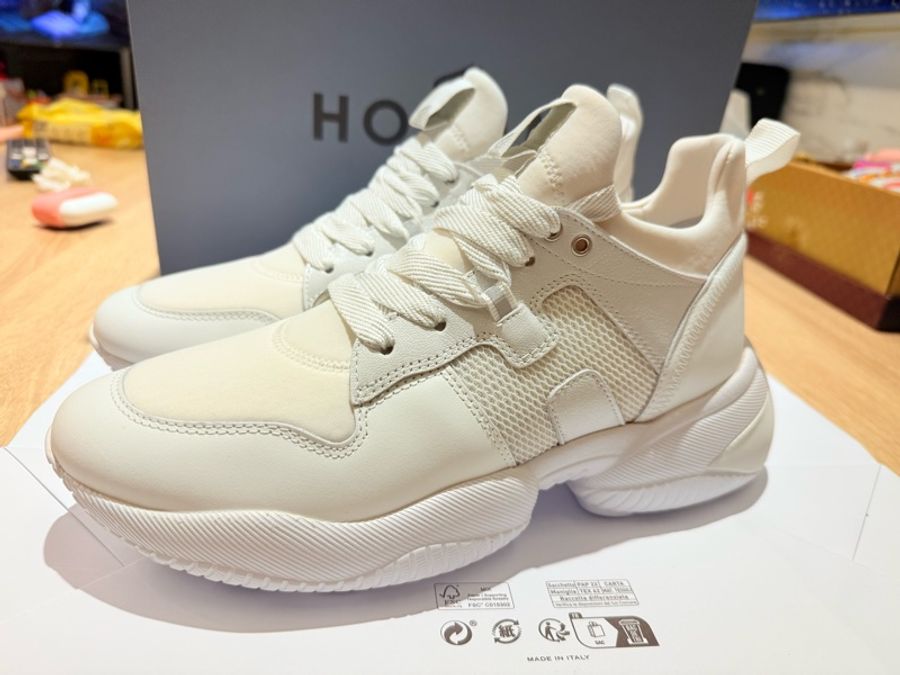 全新未穿 白色HOGAN INTERACTION HXW5250CH20NLCB001 尺寸40 厚底增高-8