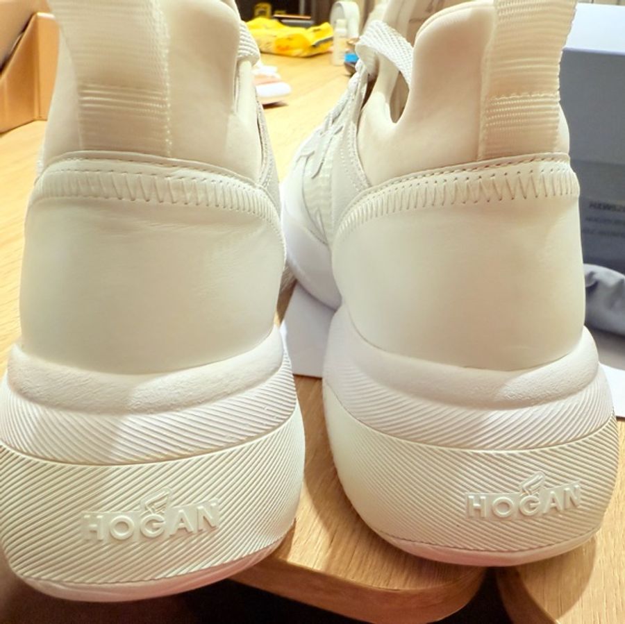 全新未穿 白色HOGAN INTERACTION HXW5250CH20NLCB001 尺寸40 厚底增高-10