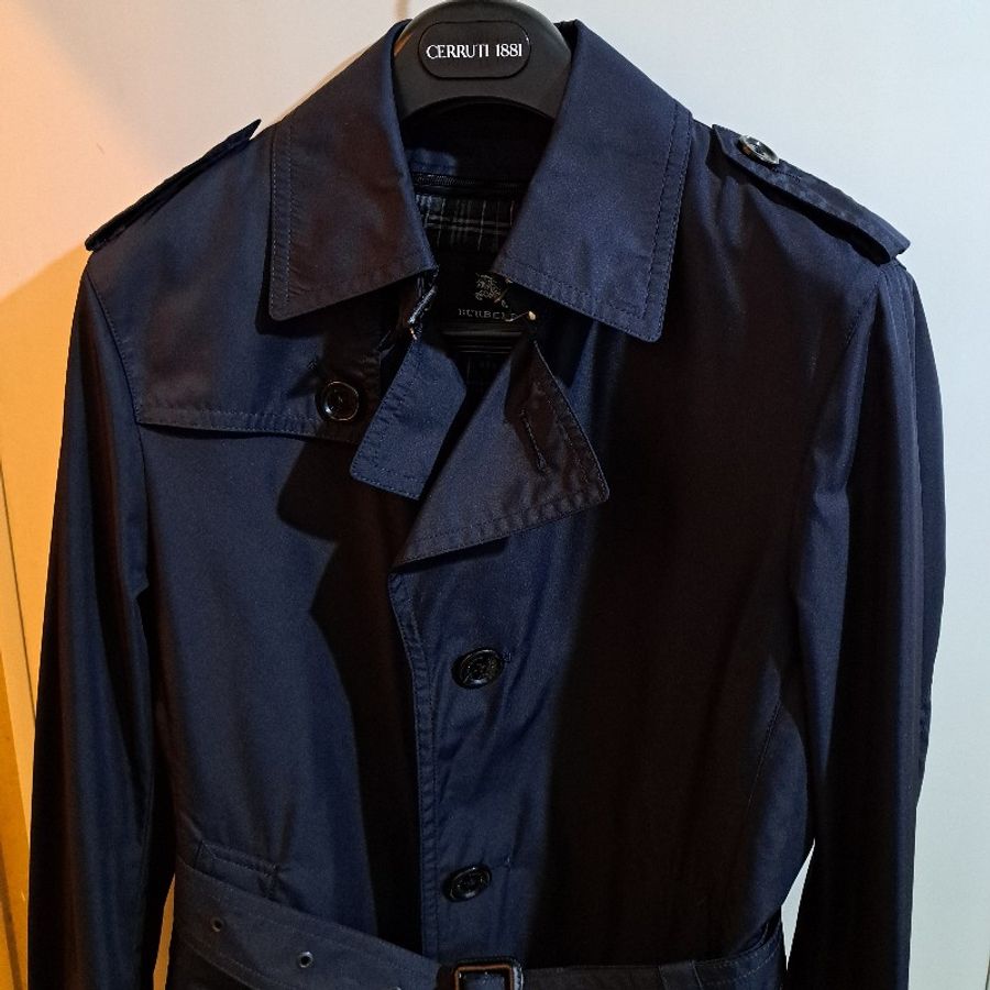 只穿3次/大M碼/Burberry /Black Label/男神風衣-3