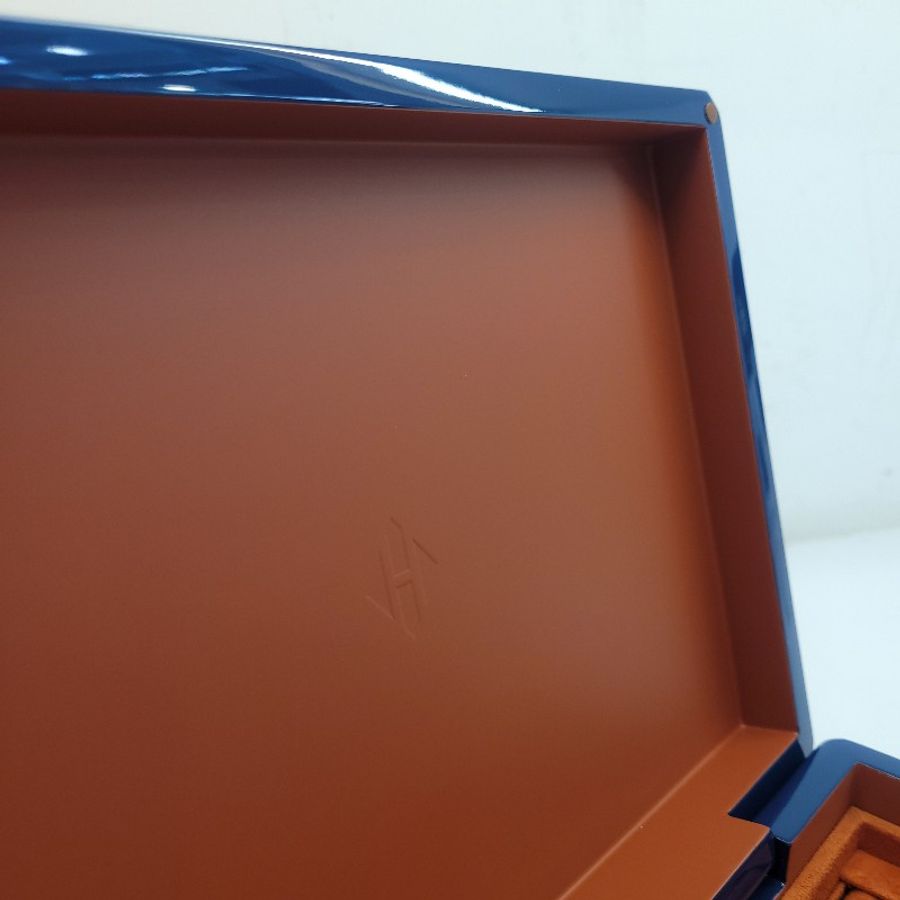 Hermès 手錶珠寶盒 首飾盒 亮藍-4