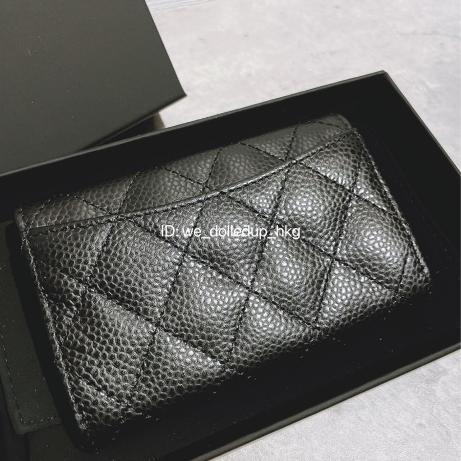 Chanel 經典款單層卡包-1
