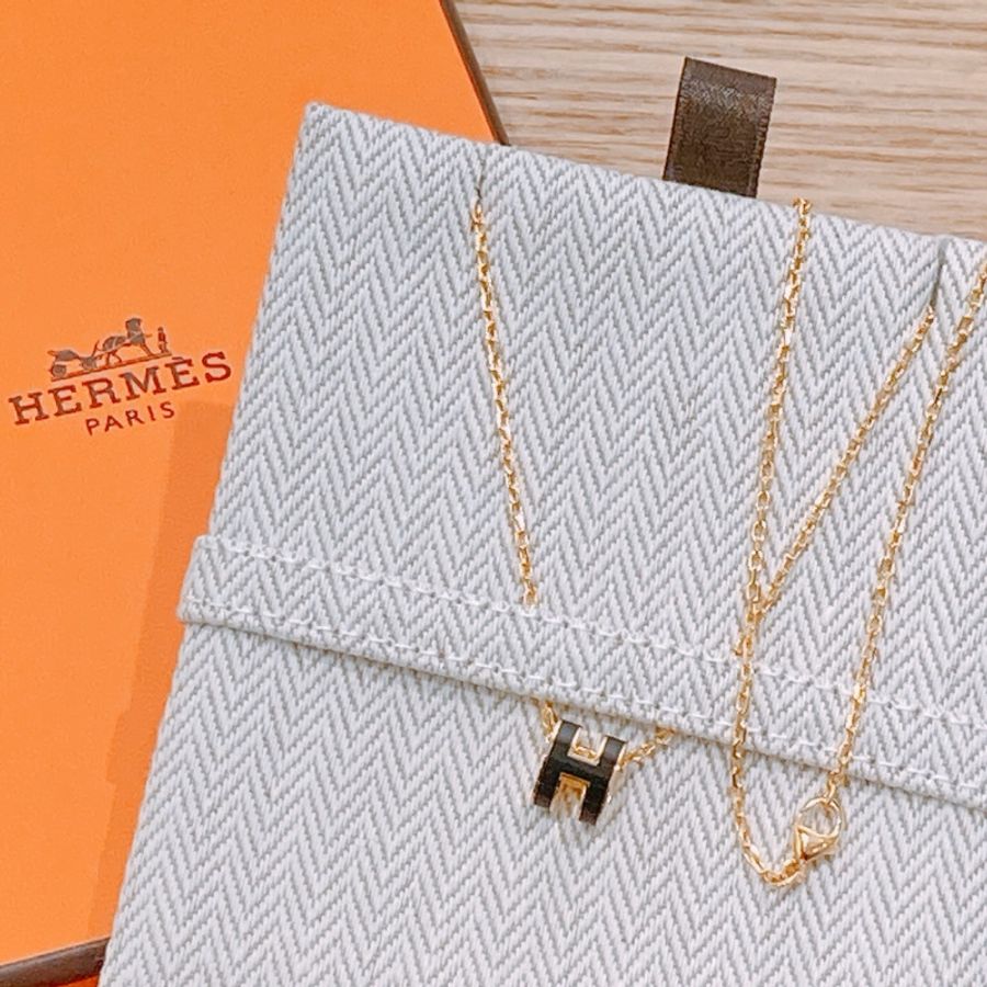 TW3973 HERMES 愛馬仕迷你H字耳環MINI POP H EARRINGS-3