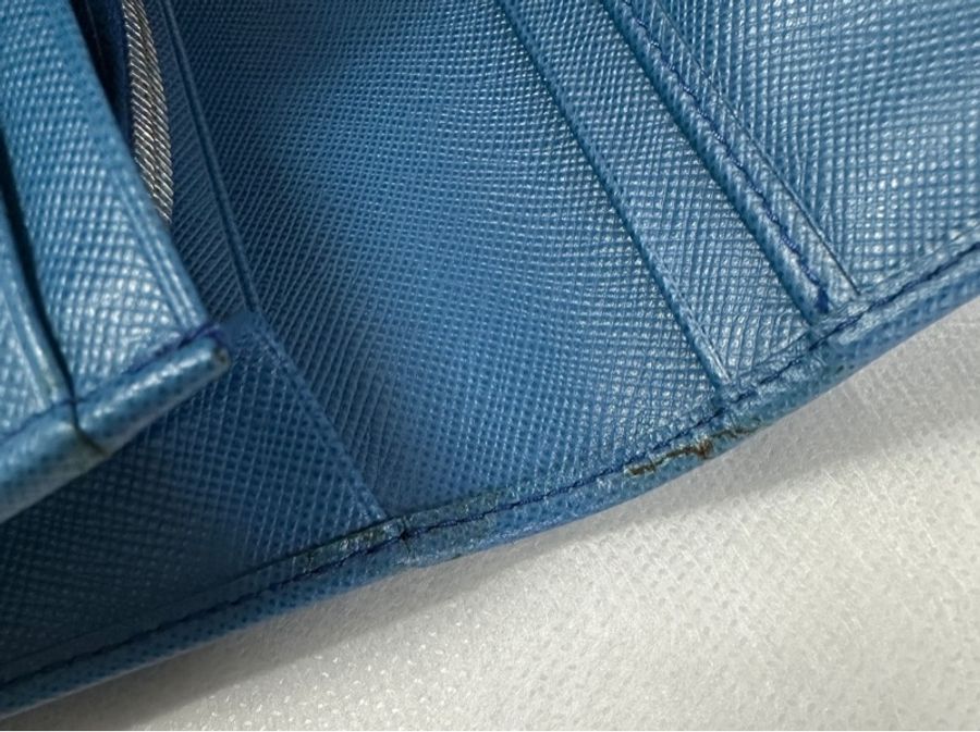 Prada 深藍長夾-13