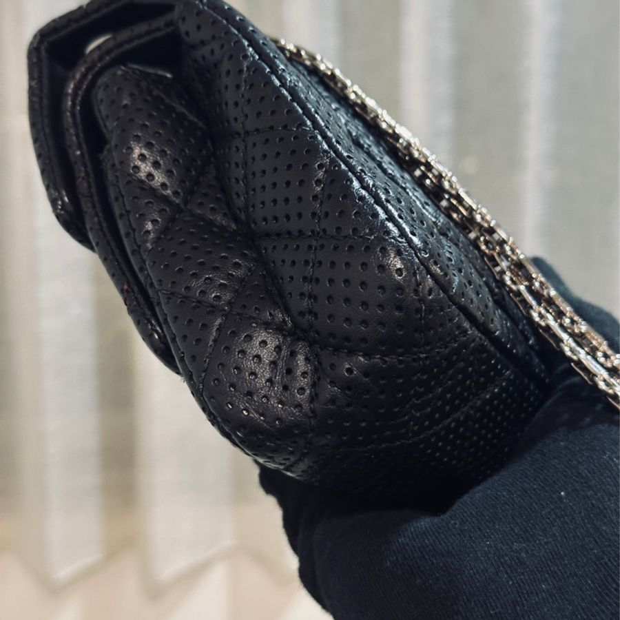 Chanel Cf20黑銀雙鏈雙蓋小方胖🖤絕版美包釋出🔥-4