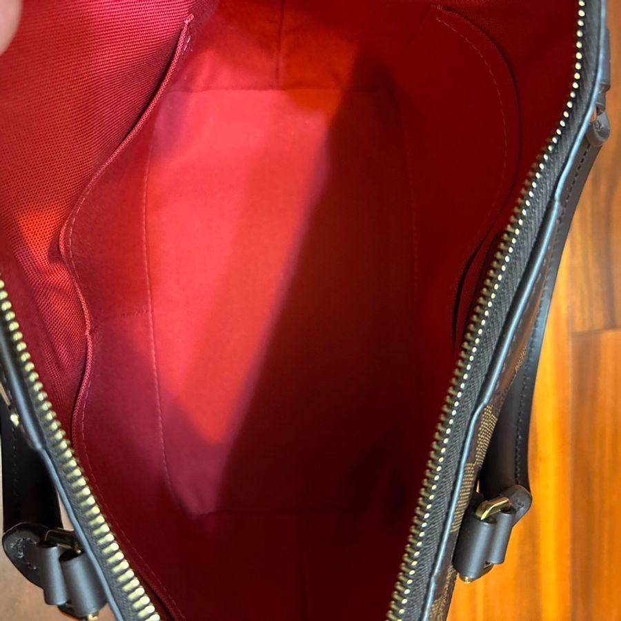 Louis Vuitton SIENA MM 棋盤格手提肩背包/餃子包-11