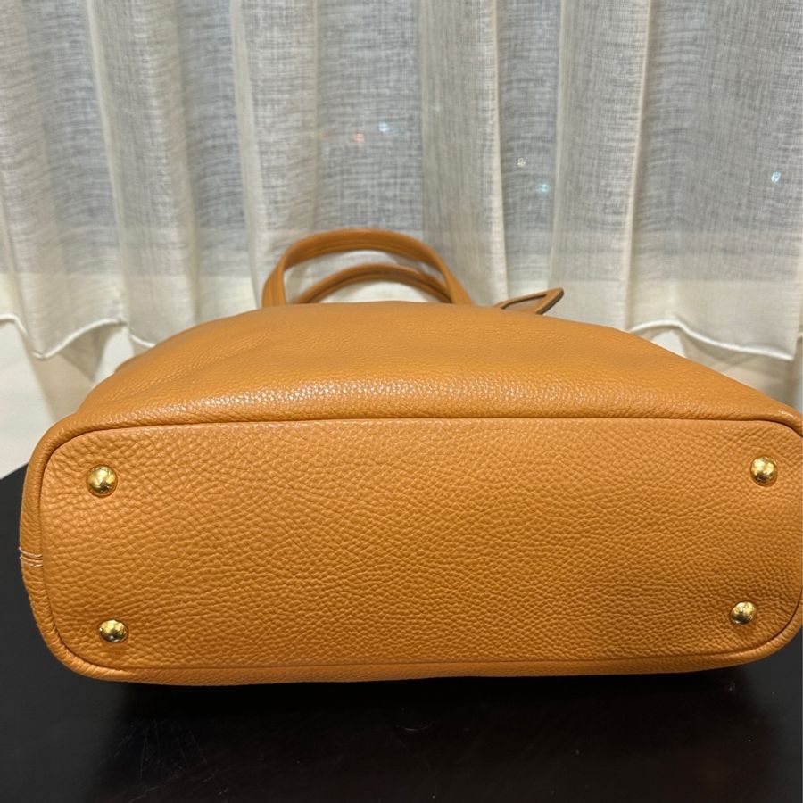 95新以上🔥Prada焦糖棕牛皮肩背托特包👜🉑單肩🉑手提-7