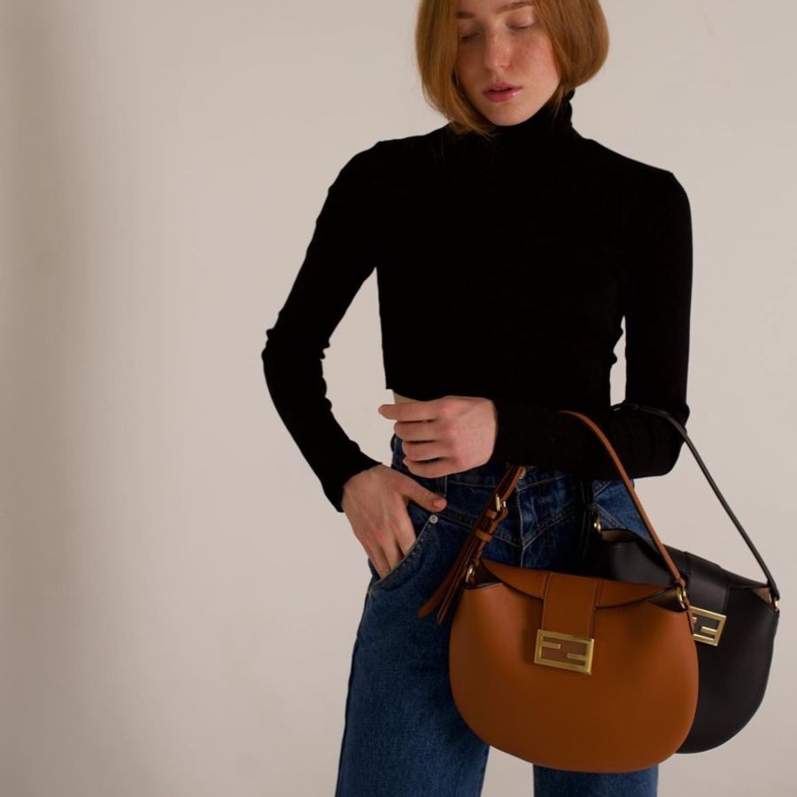 Fendi croissant 肩背包-7