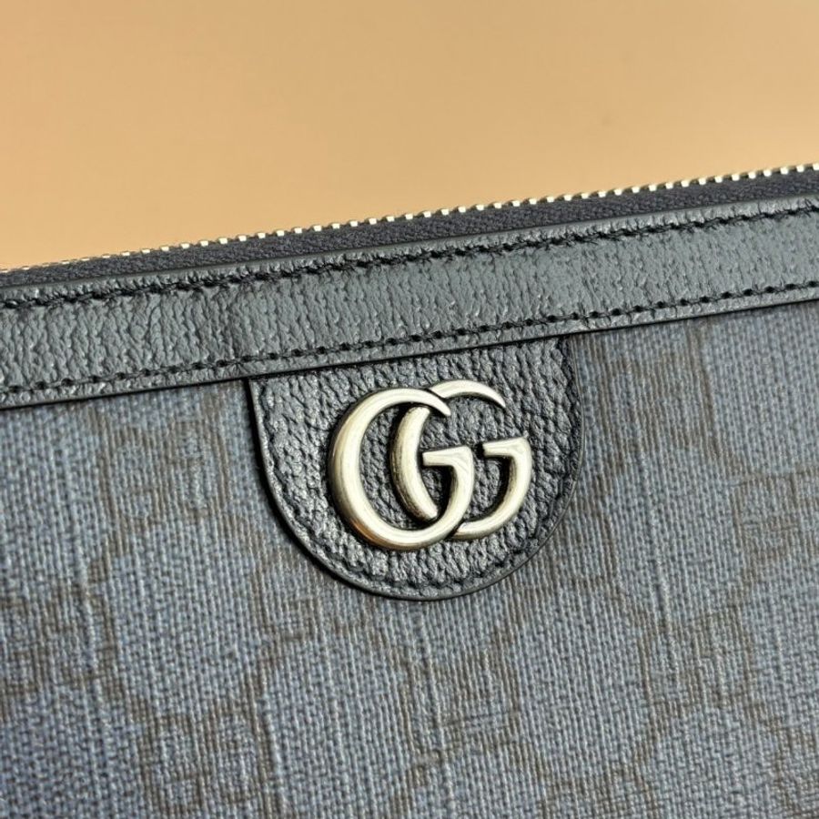 ::GUCCI:: Ophidia GG Supreme 深藍色拉鍊長夾-7
