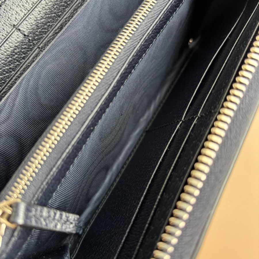 ::GUCCI:: Ophidia GG Supreme 深藍色拉鍊長夾-15