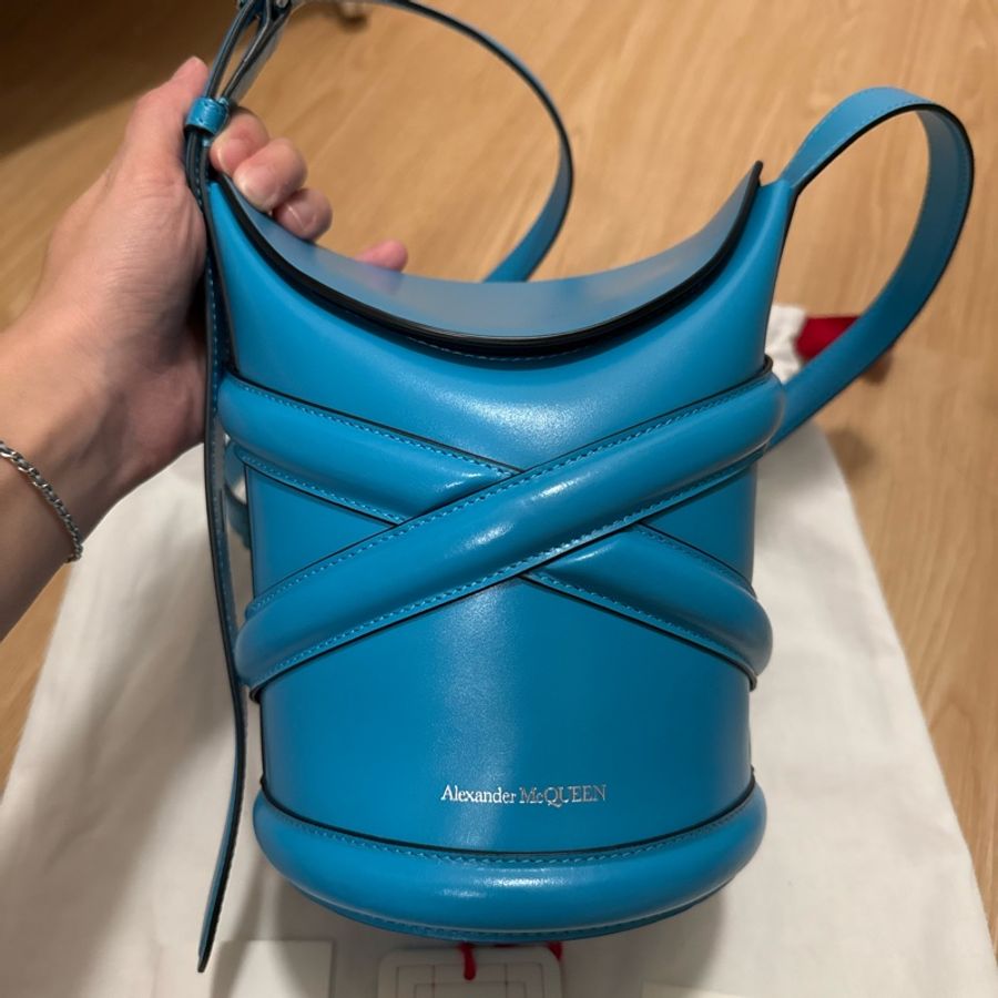 Alexander McQueen Curve 麥昆水桶包-0