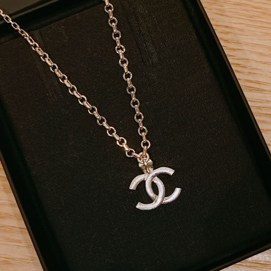 TW3996 香奈兒 CC Logo 項鏈Chanel ABC147 Crystal CC Logo Necklace Crystal x PHW/GHW-2
