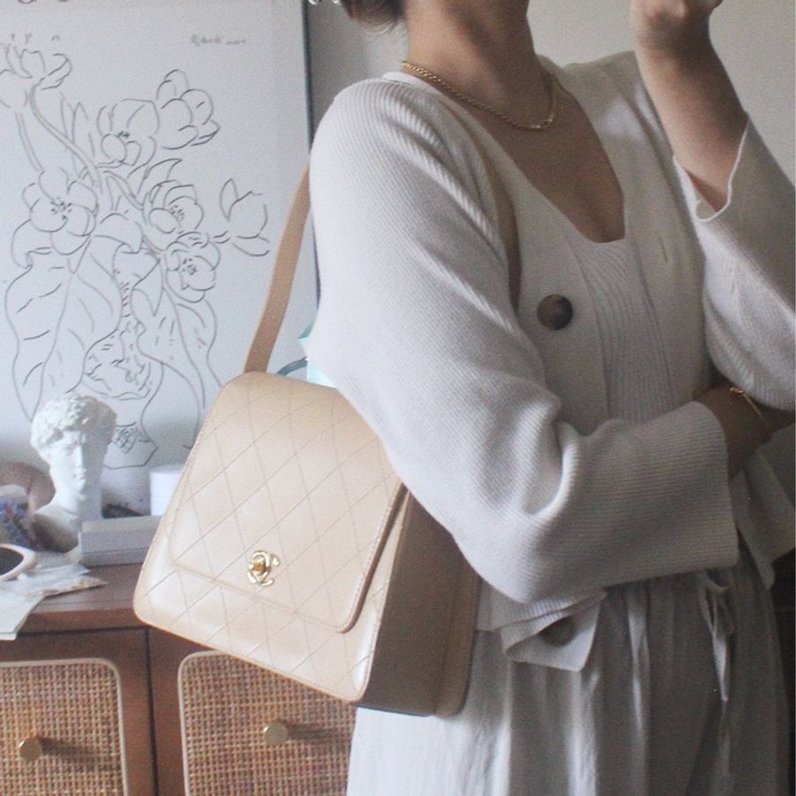 大降價‼️絕美Chanel 羊皮中古 Kelly-26