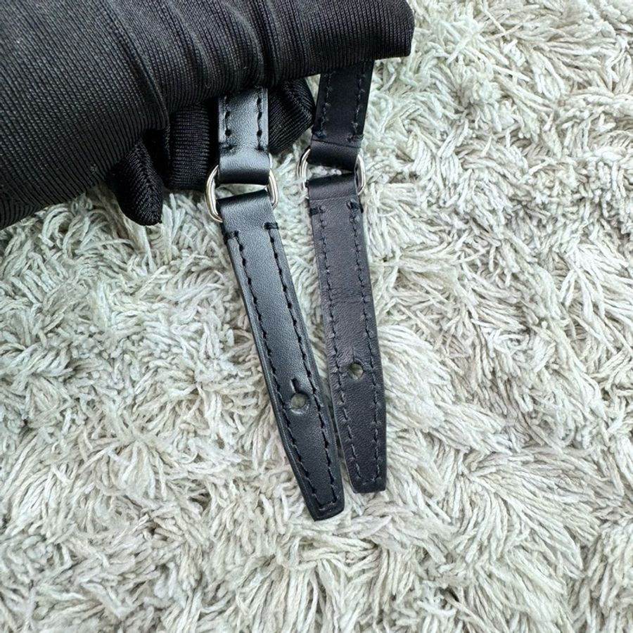 戈雅 Goyard Varenne 經典LOGO防水帆布翻蓋信封包 WOC 斜背包(黑棕)-31