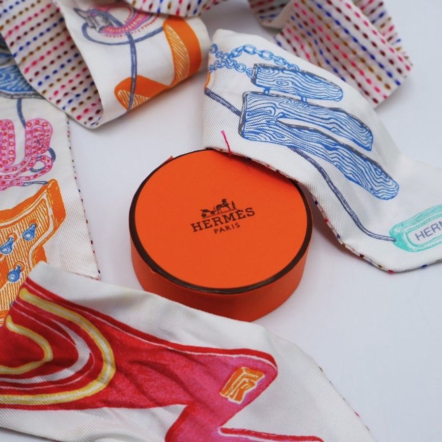 HERMES Twilly - Chevaloscope Pointille設計師刺繡款-4