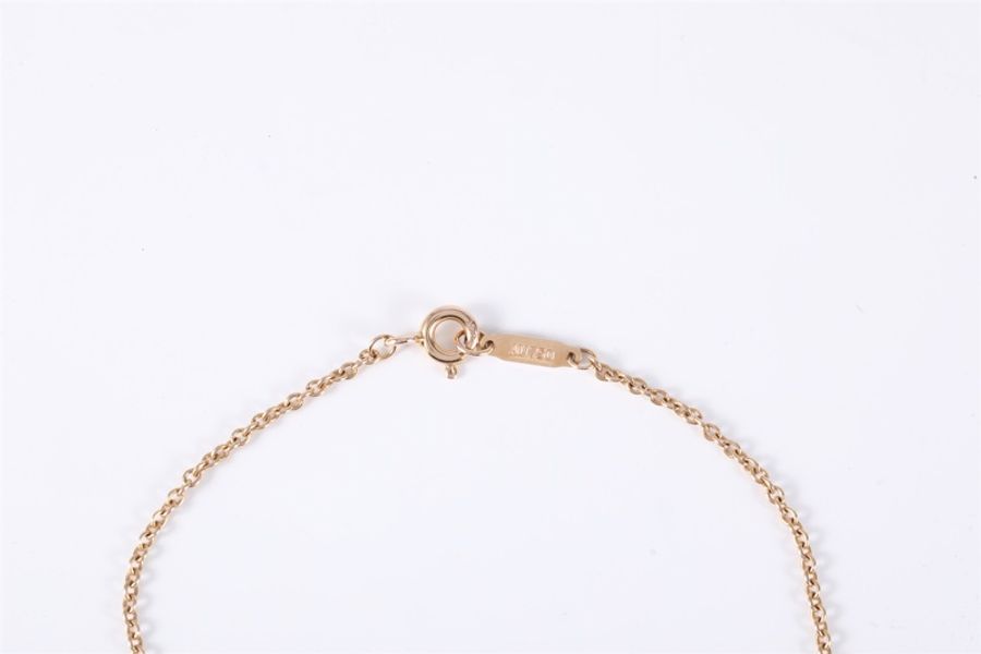 TIFFANY&CO(蒂芙尼)Atlas 圓形鏤空鑲鑽手鏈 18K黃金/鑽石 黃金 18K-4