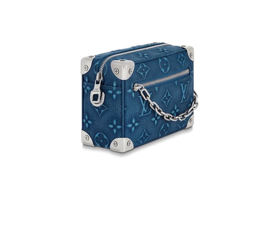 LV mini soft trunk 做舊 金屬做舊 小牛皮 小包 包包-1