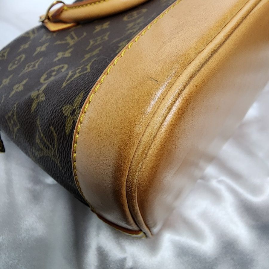 LV Alma PM 老花 手提包 肩背包 貝殼包 Monogram帆布-11