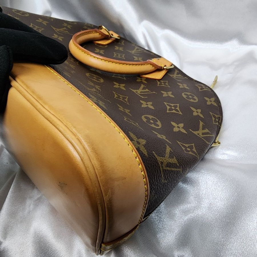 LV Alma PM 老花 手提包 肩背包 貝殼包 Monogram帆布-14