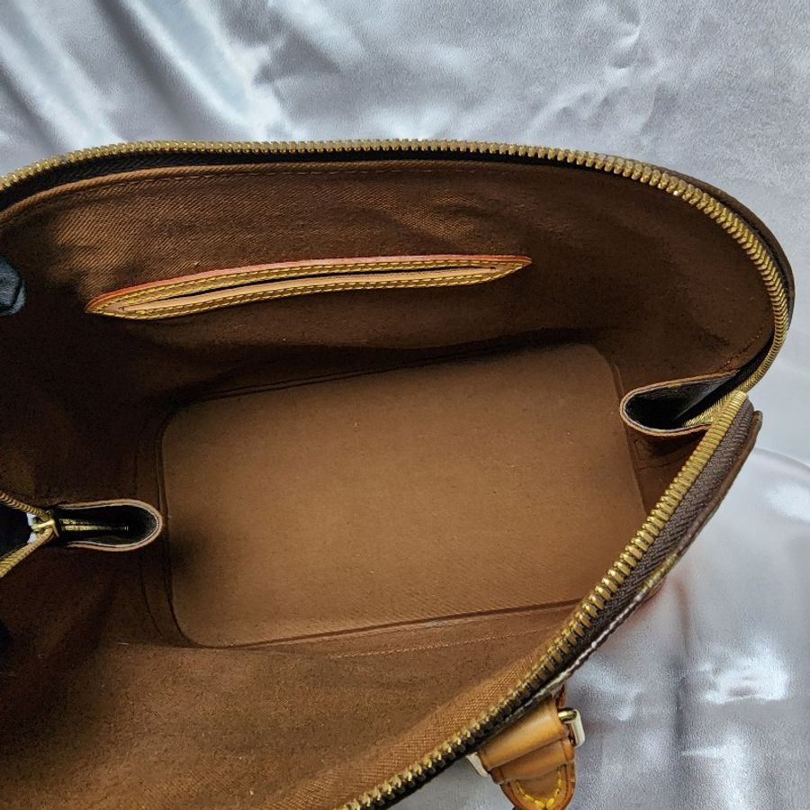 LV Alma PM 老花 手提包 肩背包 貝殼包 Monogram帆布-17