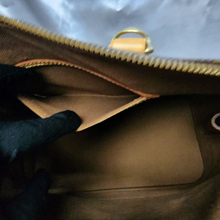 LV Alma PM 老花 手提包 肩背包 貝殼包 Monogram帆布-18