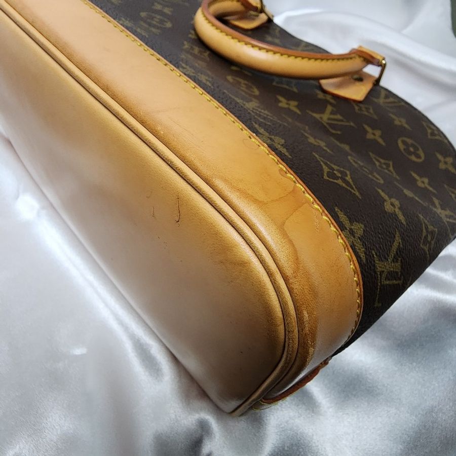 LV Alma PM 老花 手提包 肩背包 貝殼包 Monogram帆布-27
