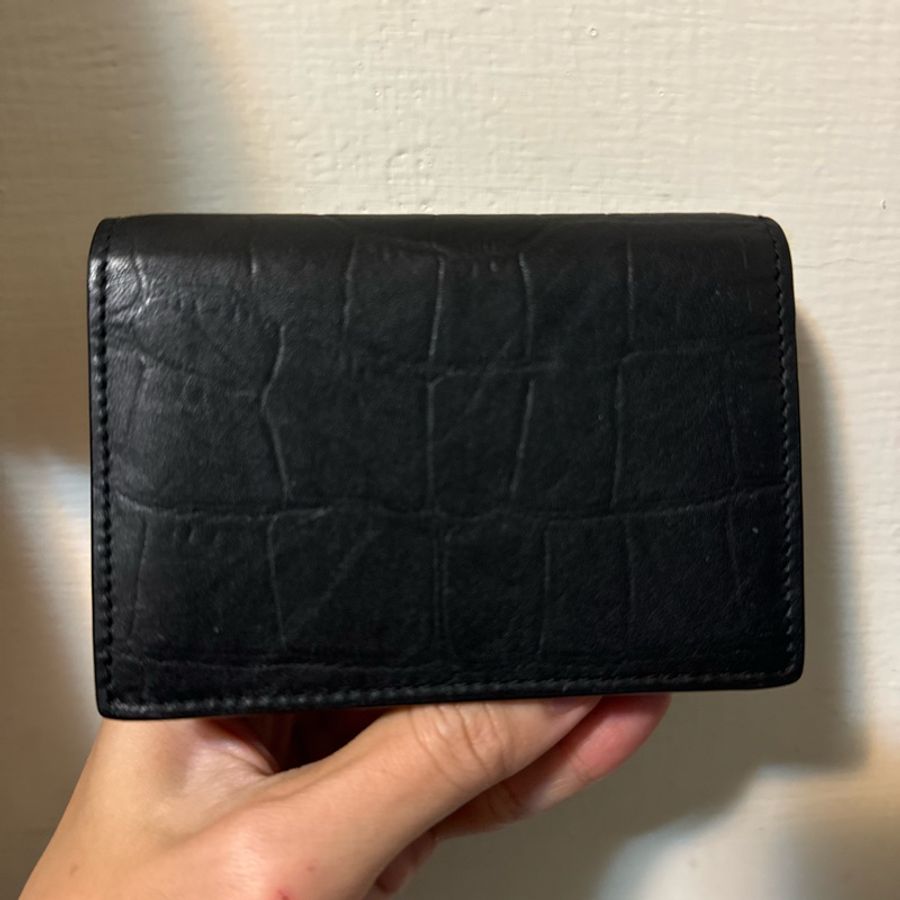 YSL 聖羅蘭鱷魚壓紋卡包-6