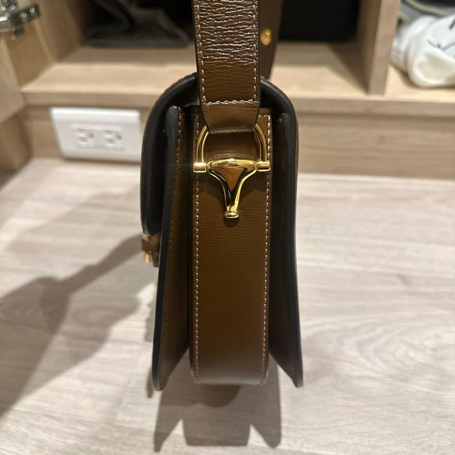 降價⭐️Gucci 1995 HORSEBIT MEDIUM SHOULDER BAG 馬鞍包 IU 同款-4
