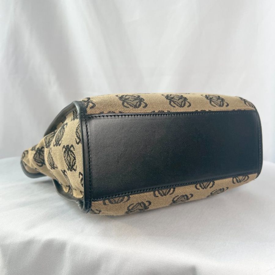 LOEWE稀有小琴譜手提側肩包 贈金屬鏈條肩帶 中古Vintage-5