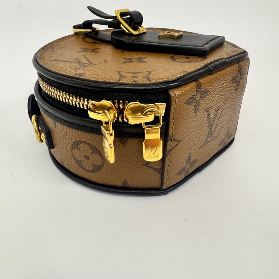 LV Mini Boite Chapeau 原花迷你圓餅包 M83614 晶片款-4