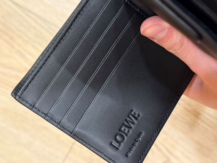 LOEWE-Puzzle bifold coin wallet in classic calfskin-15