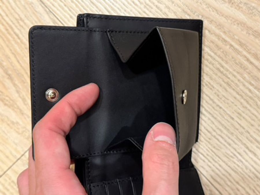 LOEWE-Puzzle bifold coin wallet in classic calfskin-19