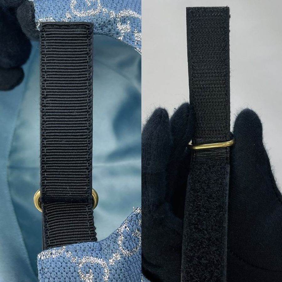 GUCCI 全新GG 金銀絲線棒球帽-6