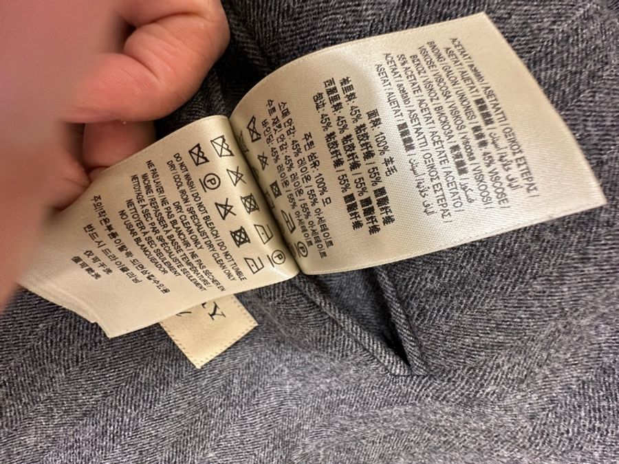 BURBERRY 深灰色 羊毛 長版西裝外套 大衣 長大衣 長風衣 外套 西外-11