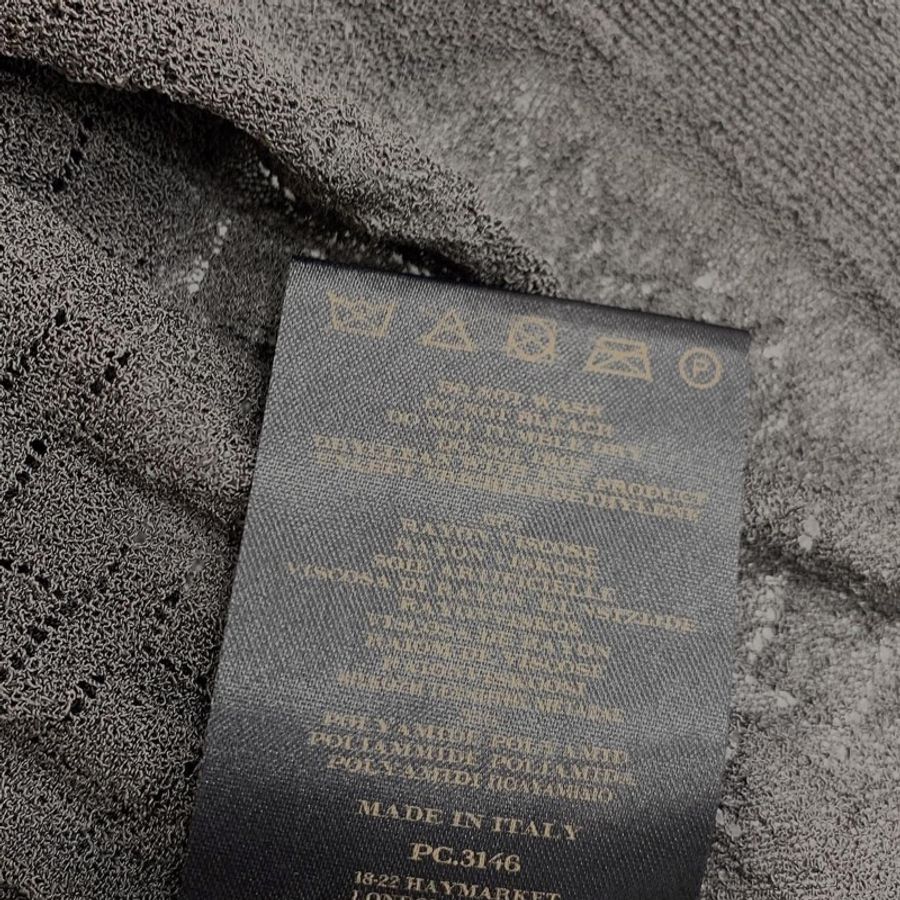Burberry ESTABLISHED 1856義大利 V領菱格紋長版上衣-9