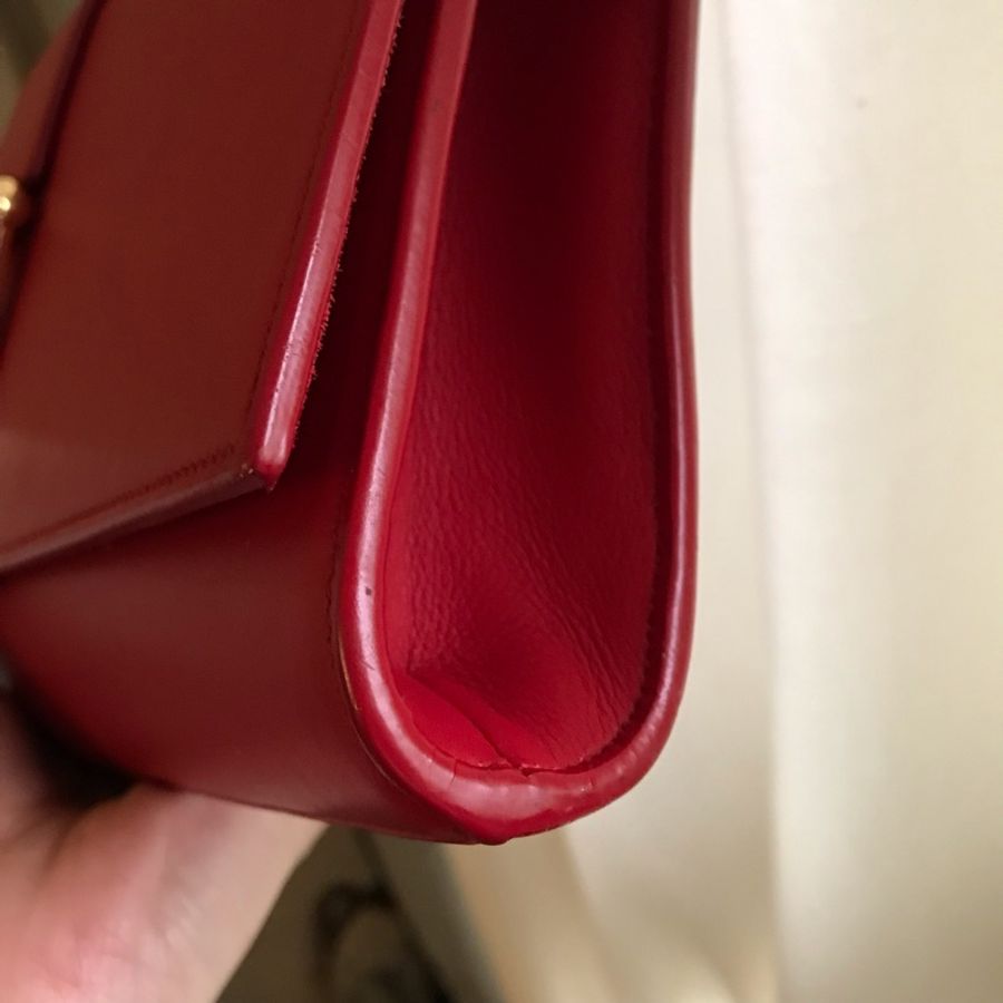YSL晚宴包/手拿包Saint Laurent🌹Y字金釦 翻蓋/信封包🌹正品🌹況好🌹女神範🌹時尚✨個性🌹自➕鏈條成最🔥斜背包/側背/肩背-26