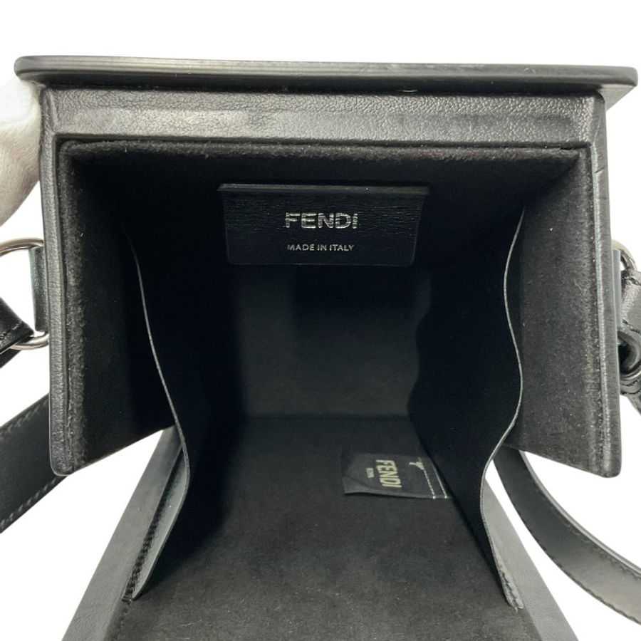 Fendi 芬迪 皮革 盒子 斜揹包-14