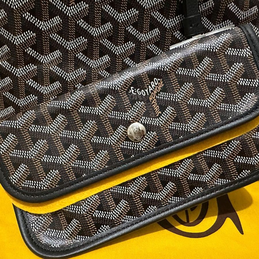 goyard St. Louis GM tote 全新 黑色 大肩背托特包-11