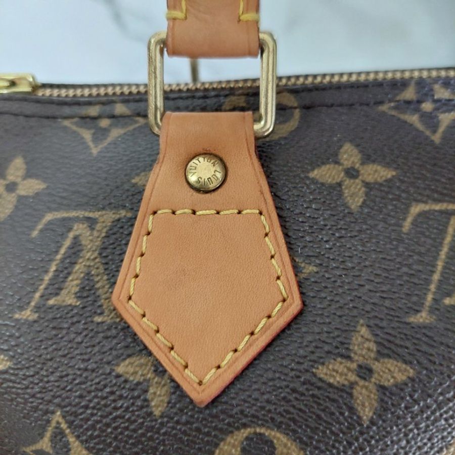 LV Speedy 25 cm🎀現品實拍 🎀 Vintage 波士頓包~二手品(不議價)-88