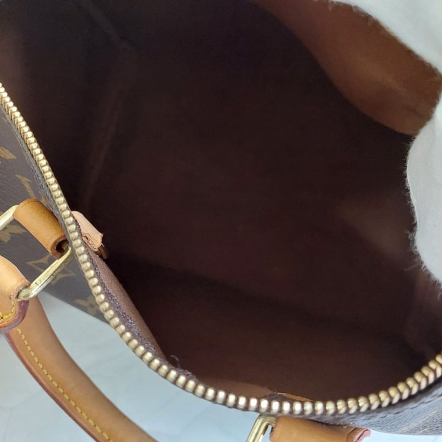 LV Speedy 25 cm🎀現品實拍 🎀 Vintage 波士頓包~二手品(不議價)-93