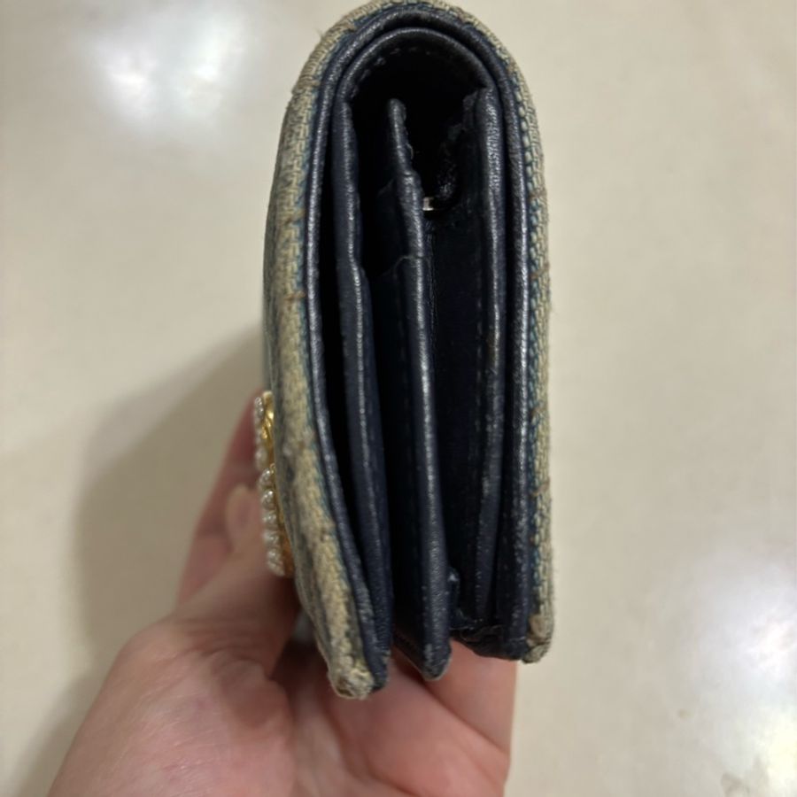 Gucci皮夾 牛仔 單寧 珍珠-5