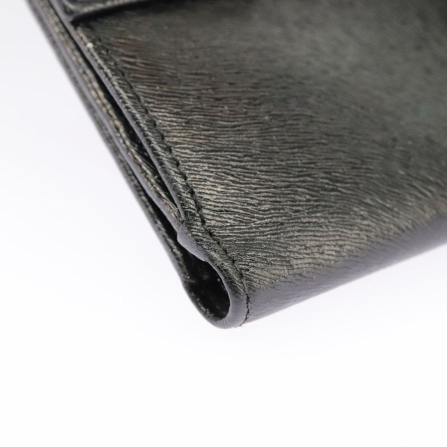 【日本直送】FENDI 黑色真皮皮夾 正品 101125-15