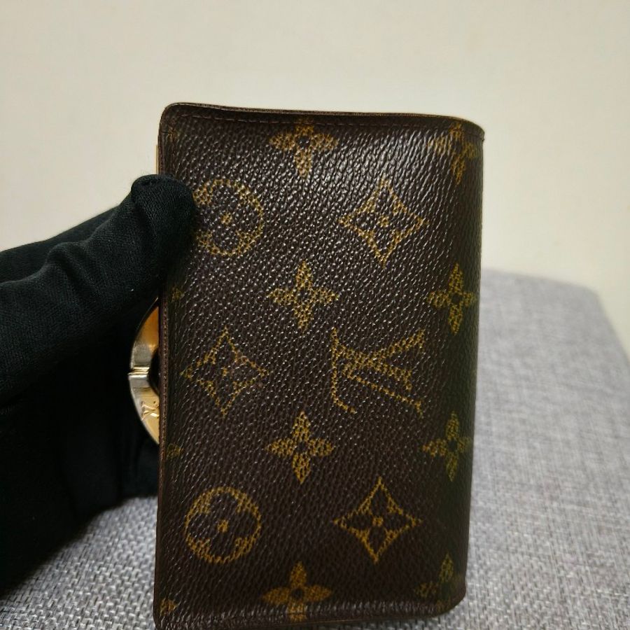 ㊣✨Louis Vuitton✨路易威登 LV 老花 中夾 口金 皮夾 錢包/二手精品/二手皮夾/保證正品🌳二手樹屋🌳-3
