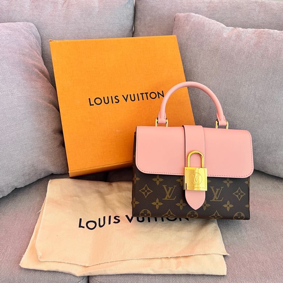 Louis Vuitton LOCKY BB 玫瑰粉 （晶片版）M44080-1