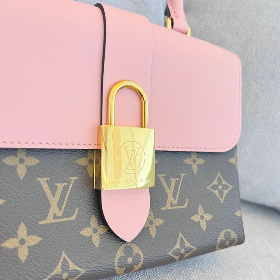 Louis Vuitton LOCKY BB 玫瑰粉 （晶片版）M44080-6