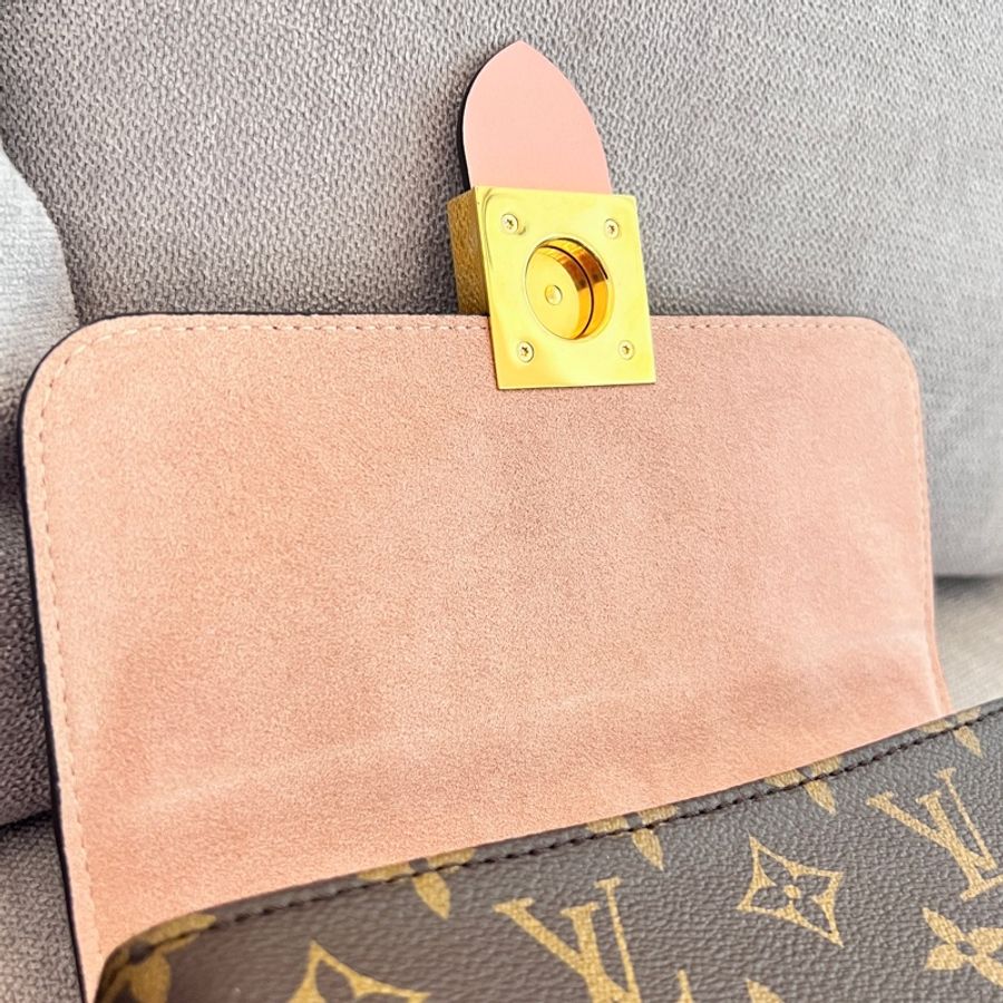 Louis Vuitton LOCKY BB 玫瑰粉 （晶片版）M44080-24